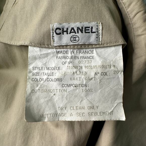 Chanel 1993 Vintage Trench Coat Size 38 - Picture 6 of 11